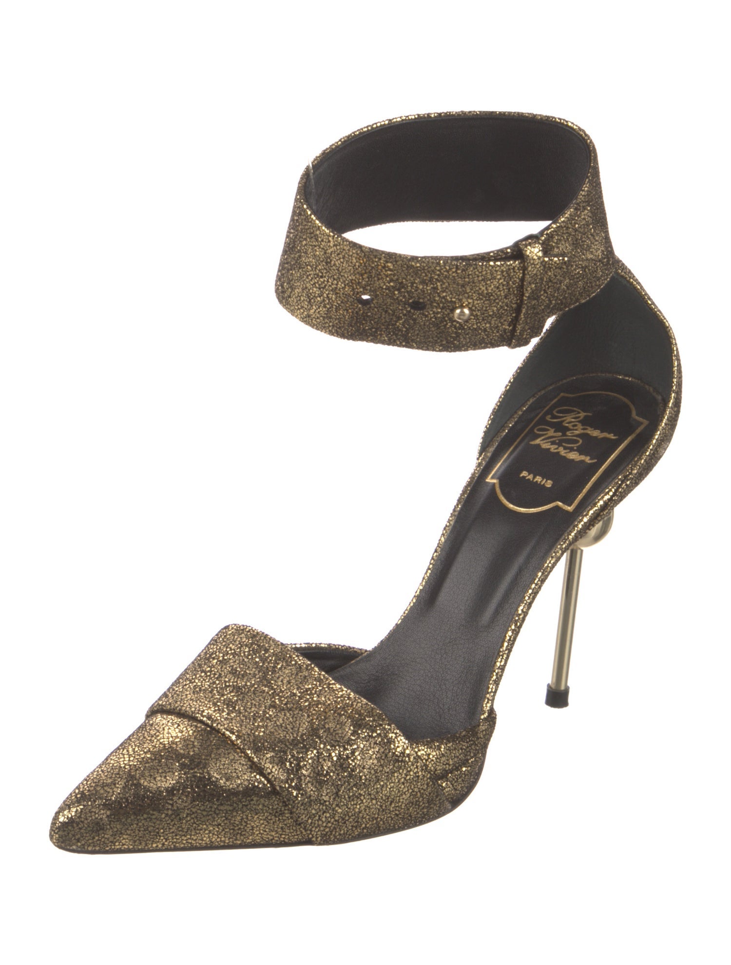 Roger Vivier Leather D'Orsay Pumps